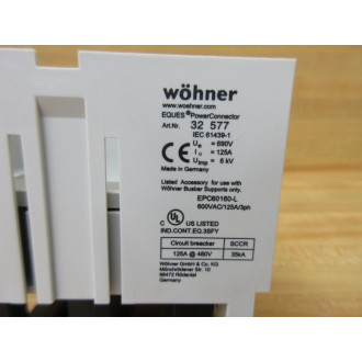 Wohner 32 577 Busbar Adapter 32577