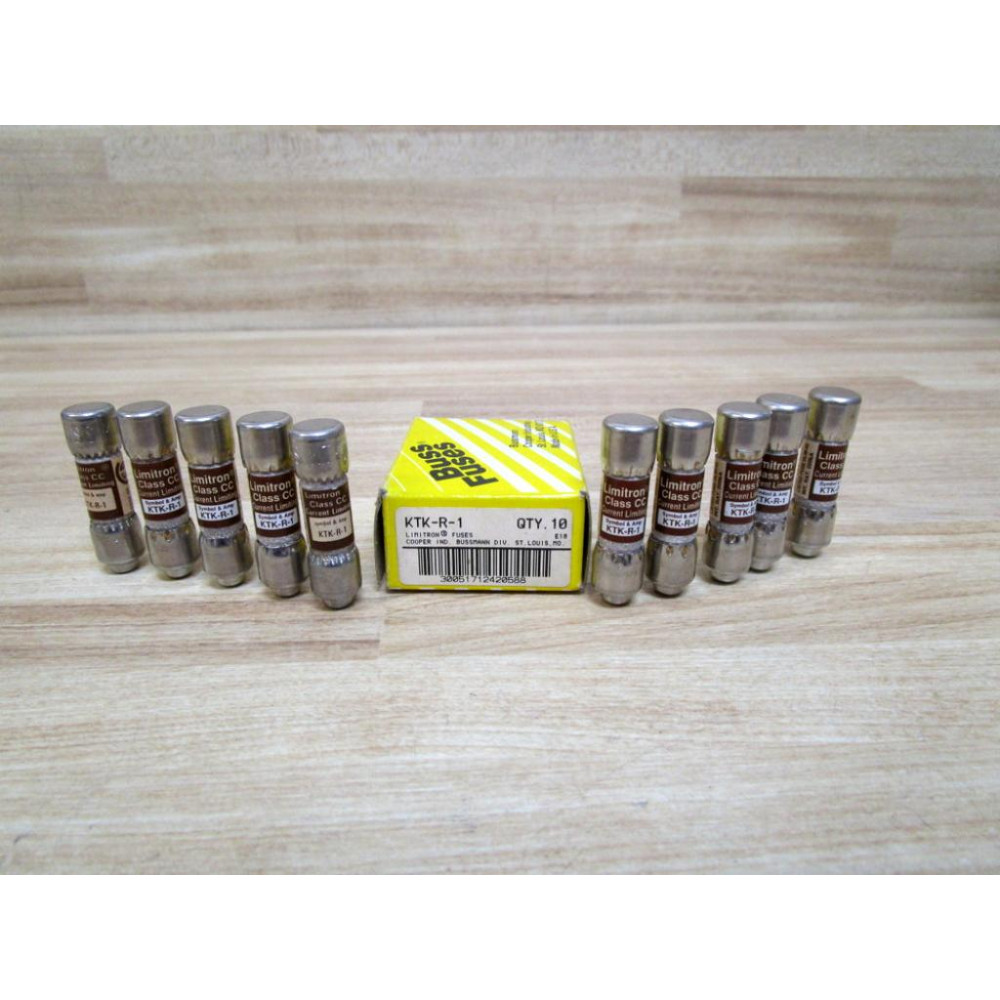 Buss KTK-R-1 Bussmann Fuse Cross Ref 4XC19 (Pack of 10)