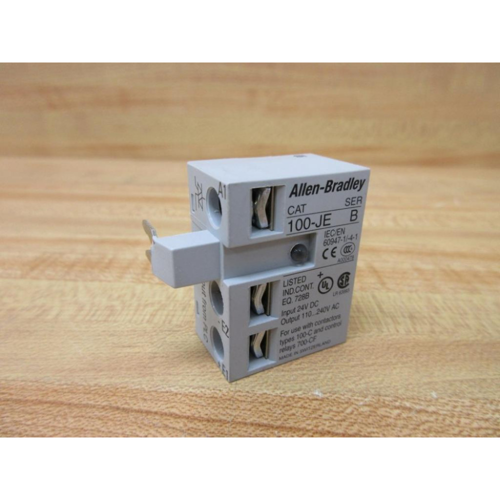 Allen Bradley 100-JE Interface Module 100JE Series B - New No Box
