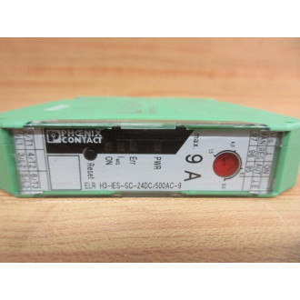 Phoenix Contact ELR H3-IES-SC-24DC500AC-9 Contactor ELR H3IESSC24DC500AC9 - New No Box