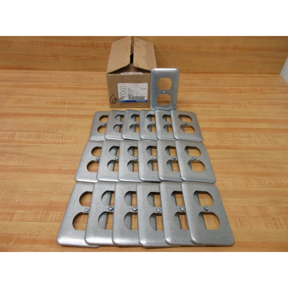 Thomas & BettsSteel City 68 C 7 Outlet Cover 68C7 (Pack of 19)
