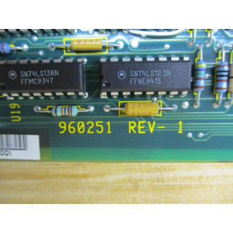 Allen Bradley 960251 Circuit Board Rev. 1 - Used