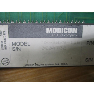 AEG Modicon AS-B829-116 Fast Input Module ASB829116 WO Housing - Used