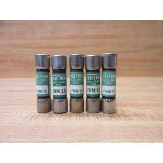 Buss FNM-15 Bussmann Fuse Cross Ref 1CT81 (Pack of 5) - New No Box