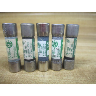 Buss FNM-5 Bussmann Fuse Cross Ref 4XC12 Tested (Pack of 5) - New No Box