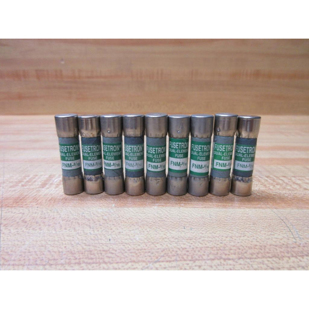 Buss FNM-810 Bussmann Fuse Cross Ref 6F172 (Pack of 9) - New No Box