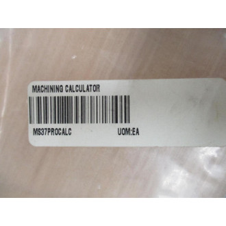 Frachler MS37 ProCalc Spindle Speed Calculator - New No Box