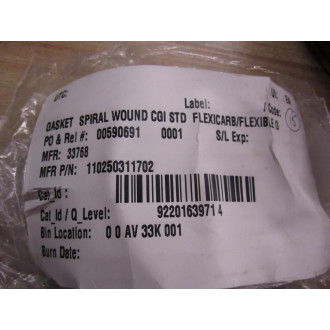 Flexitallic 110250311702 Sprial Wound Gasket (Pack of 15)