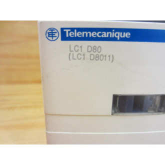 Telemecanique LC1-D8011 Contactor LC1D8011 - Used