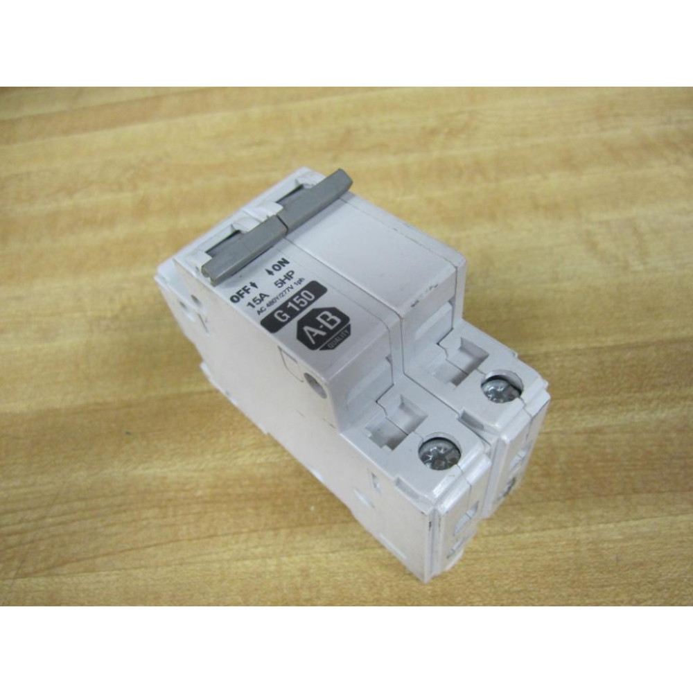 Allen Bradley 1492-CB2G150 Circuit Breaker 15A 1492CB2G150 - Used