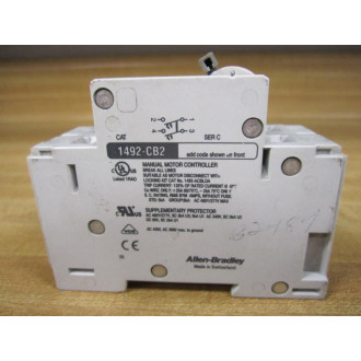Allen Bradley 1492-CB2G150 Circuit Breaker 15A 1492CB2G150 - Used