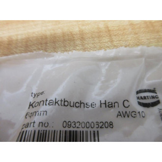 Harting 09320006208 Crimp Contact (Pack of 25)