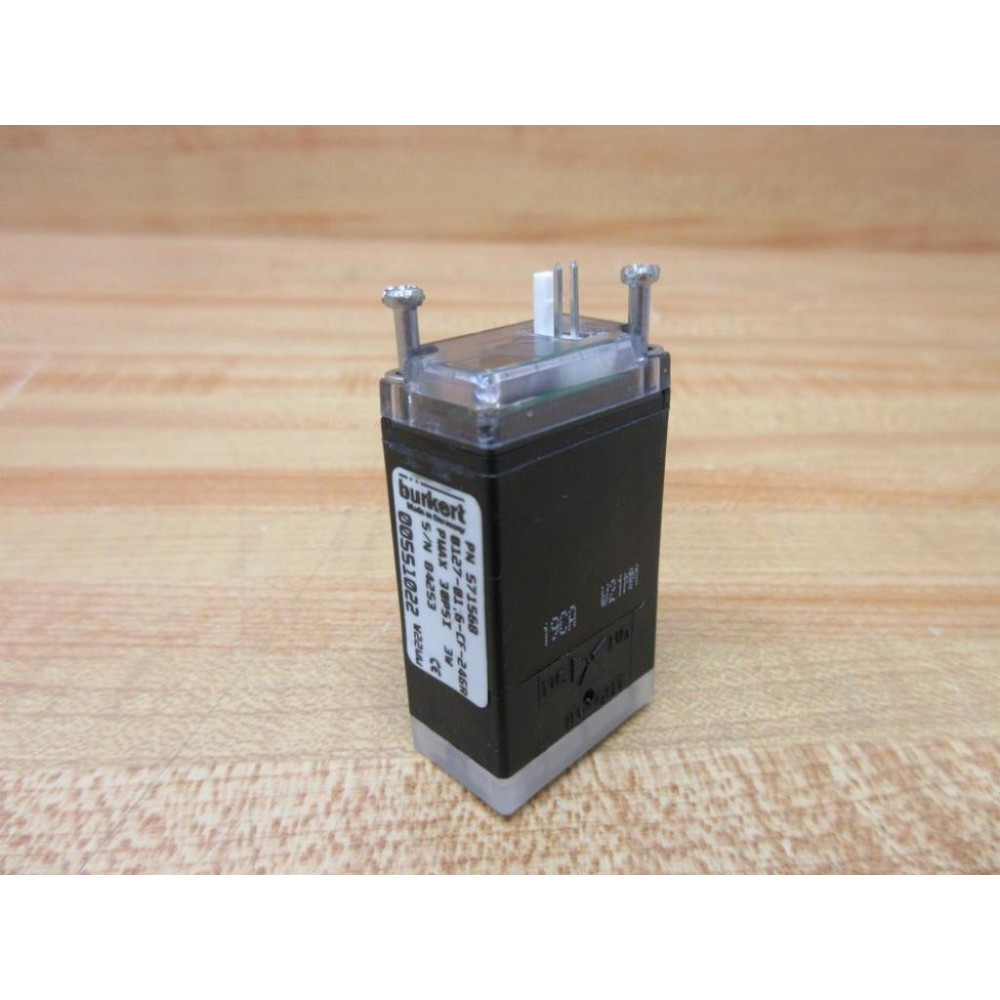 Burkert 571568 Solenoid Valve 012-01,6-CF-24GR - New No Box