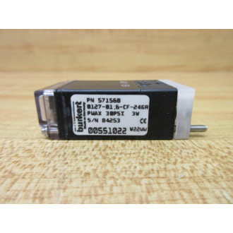 Burkert 571568 Solenoid Valve 012-01,6-CF-24GR - New No Box