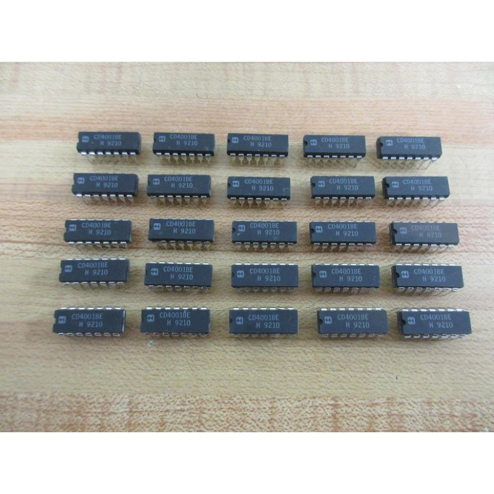 Harris CD4001BE Integrated Circuit (Pack of 25) - New No Box