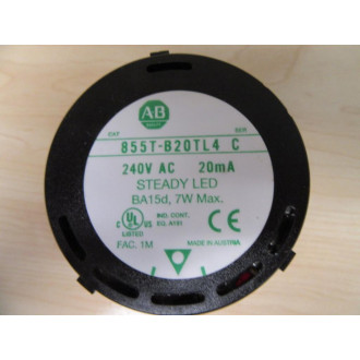Allen Bradley 855T-B20TL4 Stack Light - New No Box