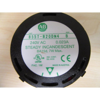 Allen Bradley 855T-B20TL4 Stack Light - Used