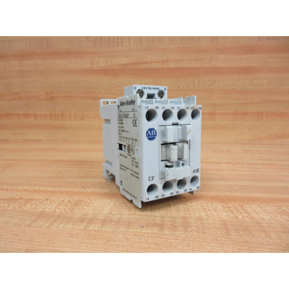 Allen Bradley 700-CF400* Control Relay 700CF400 25A  24V 5060 Hz - Used
