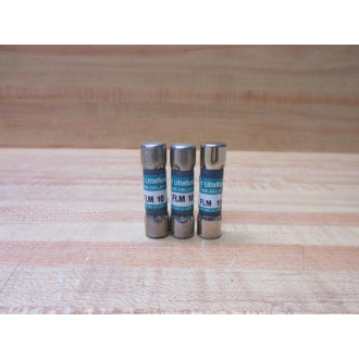 Littelfuse FLM-10 Fuse Cross Ref 486J01, FLM010 (Pack of 3) - New No Box