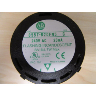 Allen Bradley 855T-B20GL5 Stack Light 855TB20GL5 - Used