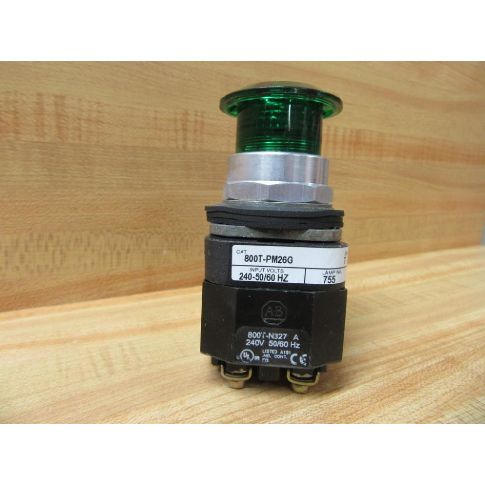 Allen Bradley 800T-PM26G Pushbutton 800TPM26G W800T-N327, 800T-XA - New No Box