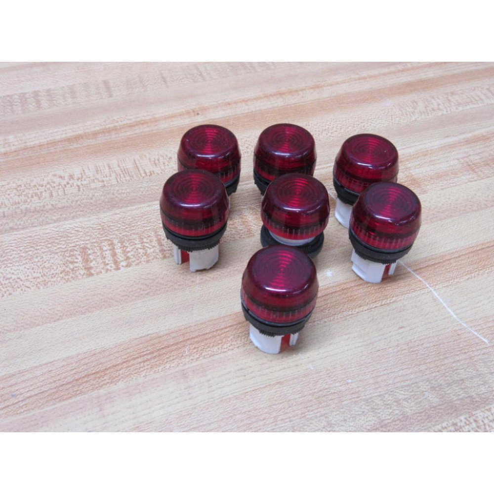 Allen Bradley 800EP-PL4 Optic Pilot Light Red 800EPPL4 (Pack of 7) - New No Box