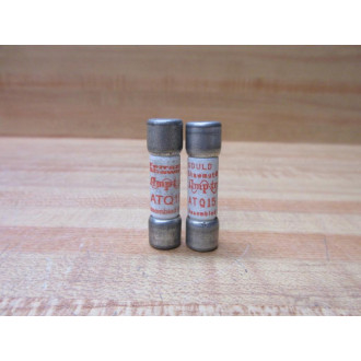 Gould Shawmut Ferraz ATQ15 Mersen Fuse Cross Ref 4ZCP2 (Pack of 2) - New No Box