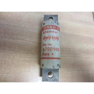 Gould Shawmut Ferraz A70P100-4 Mersen Fuse A70P100 - Used
