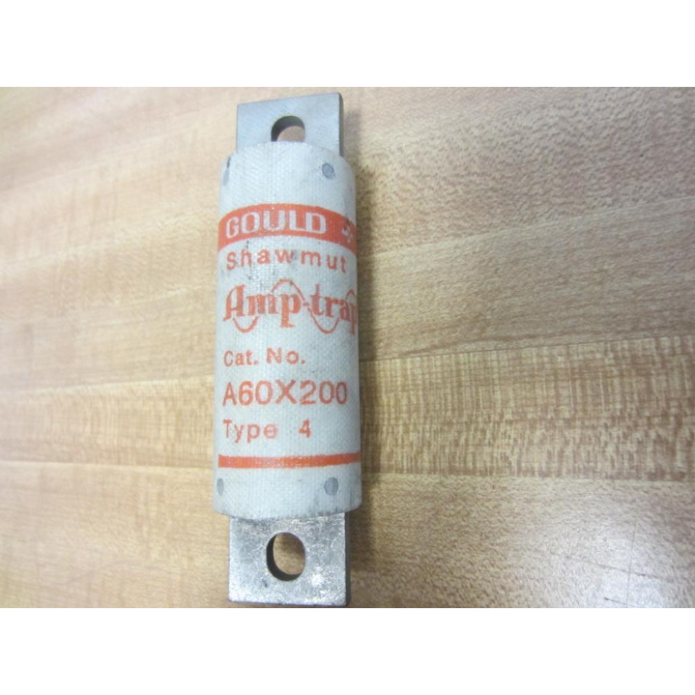 Gould Shawmut Ferraz A60X200-4 Mersen Fuse Cross Ref 6XPK4 - New No Box