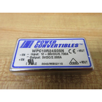 Power Convertibles WPC10R24S05N DCDC Converter - New No Box