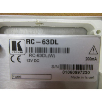 Kramer RC-63DL Room Controller RC63DL Cracked Bracket - Used