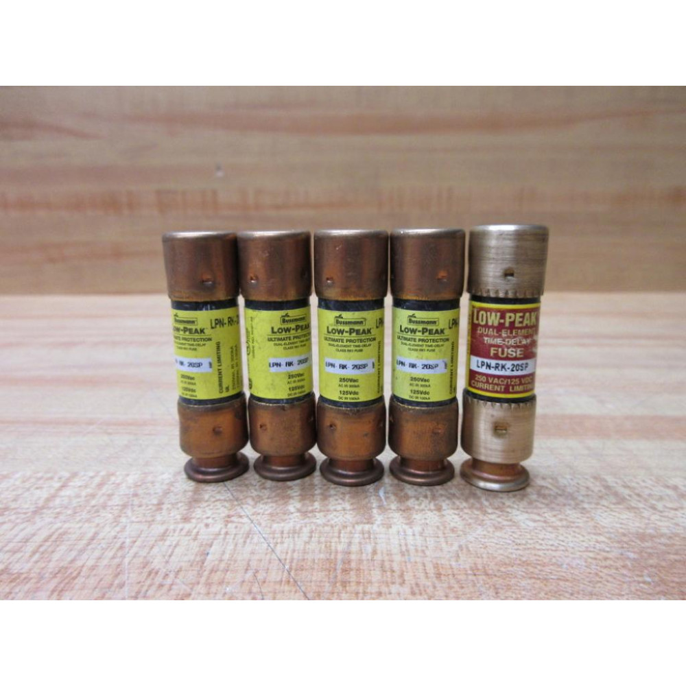 Buss LPN-RK-20SP Bussmann Fuse Cross Ref 4XF54 (Pack of 5) - New No Box