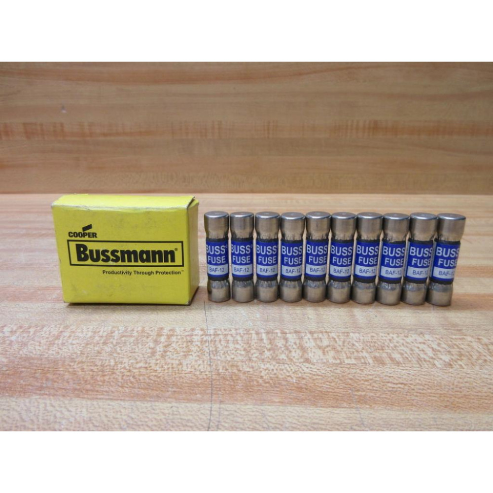 Buss BAF-12 Bussmann Fuse Cross Ref 1CR72 (Pack of 10)