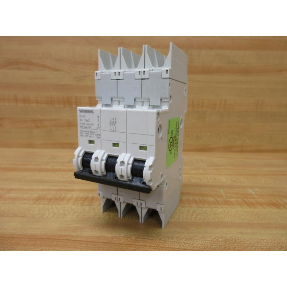 Siemens 5SJ4304-8HG42 Circuit Breaker 5SJ43048HG42 Broken Din Rail Mount - Used