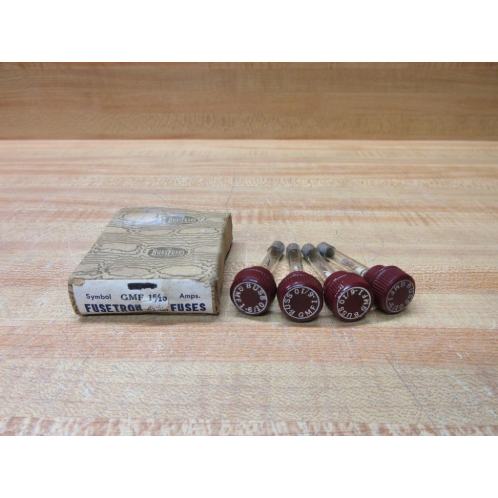 Buss GMF-1-610 Bussmann Fuse Cross Ref 1CK33 (Pack of 4)