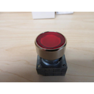 Siemens 3SB3 639-0AB61 Red 3SB36390AB61 wBase & Clip