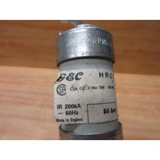 English Electric C80K G&C Fuse - Used