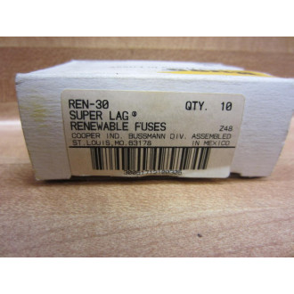 Buss REN-30 Bussmann Fuse Cross Ref 4XH72 (Pack of 10)