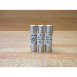 Gould Shawmut Ferraz 6JX25 Mersen Fuse (Pack of 3) - New No Box