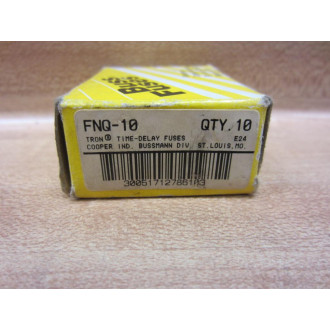 Buss FNQ-10 Bussmann Fuse Cross Ref 4XC59 (Pack of 10)