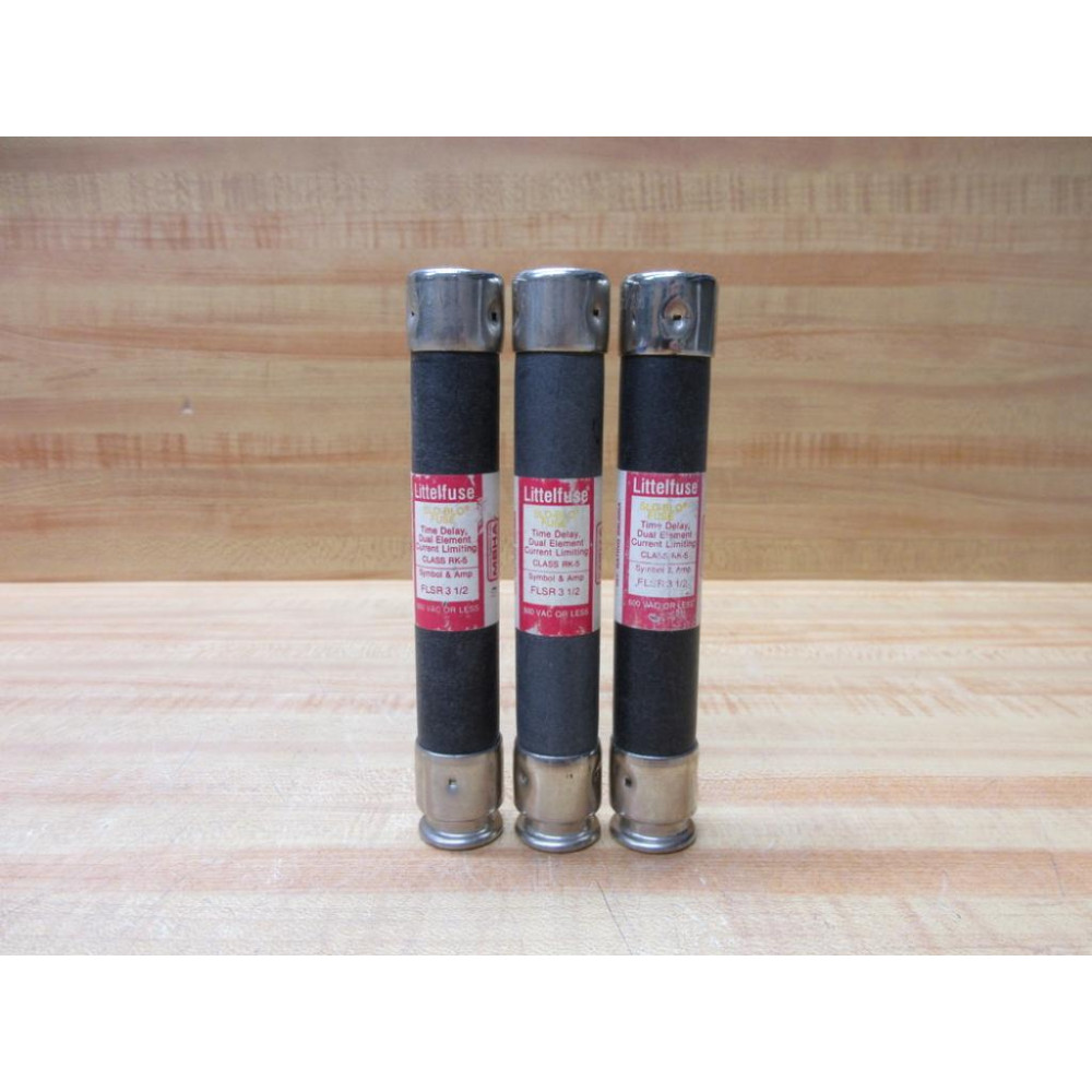 Littelfuse FLSR3-12 Fuse Cross Ref 486L35, FLSR03.5 (Pack of 3) - New No Box