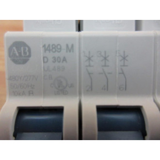 Allen Bradley 1489-M3D300 Circuit Breaker 3P 30A 1489M3D300 - New No Box