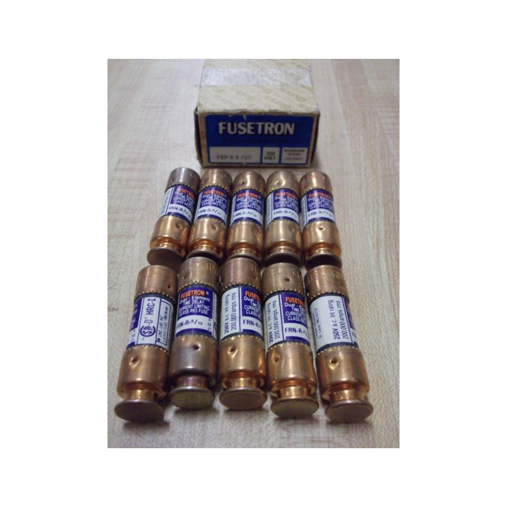 Buss FRN-R-610 Bussmann Fuse Cross Ref 6C173 (Pack of 10)