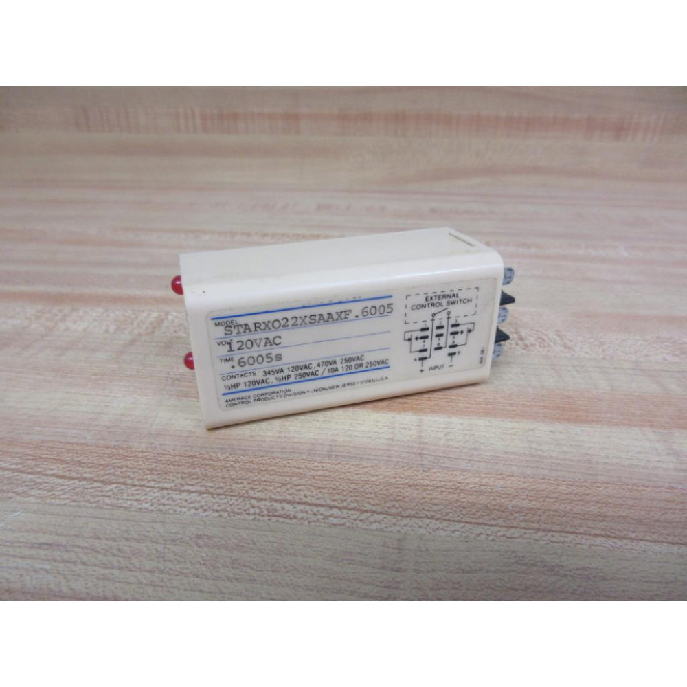 Agastat STARXO22XSAAXF.6005 Timing Relay STARXO22XSAAXF6005 - Used