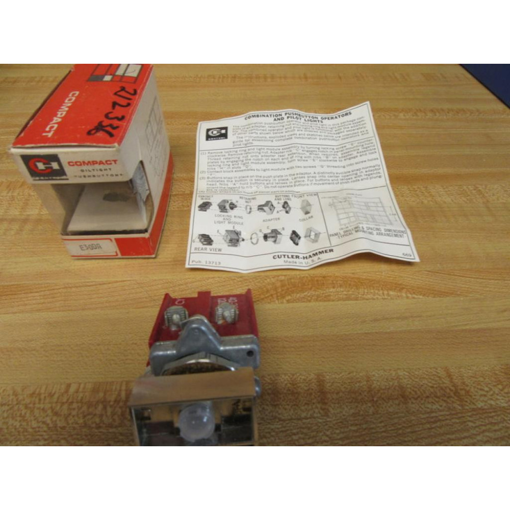 Cutler Hammer E30DA Multi Function Switch