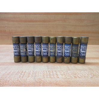 Buss NON 6 Bussmann Fuse Cross Ref 4XF87 (Pack of 10) - Used