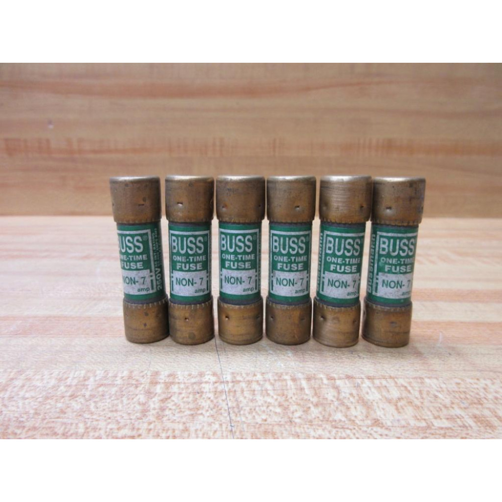 Buss NON-7 Bussmann Fuse Cross Ref 6F271 (Pack of 6) - Used