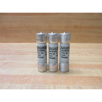 Gould Shawmut Ferraz A070F015 Mersen Fuse (Pack of 6) - Refurbished