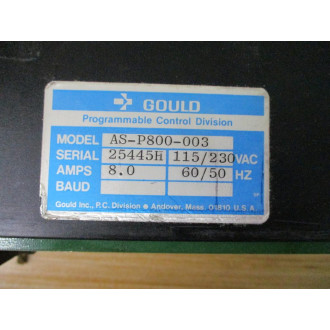 Gould AS-P800-003 Power Supply Module ASP800003 W 2 Keys - Used