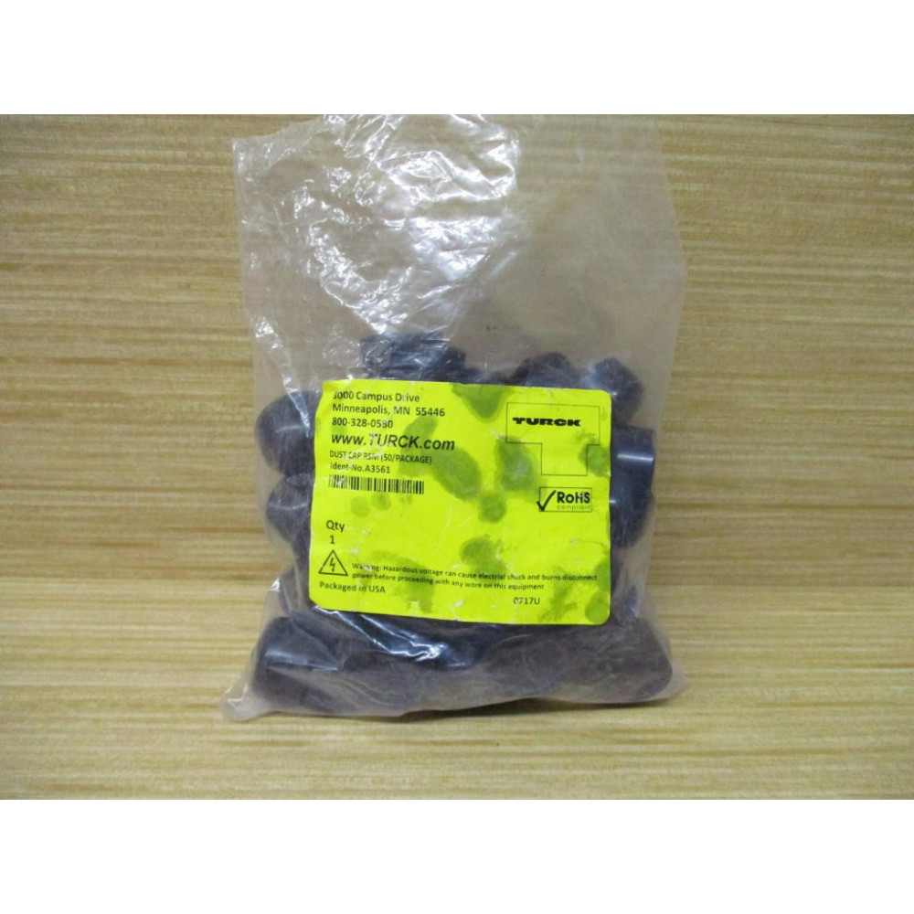 Turck A3561 Dust Cap (Pack of 50)